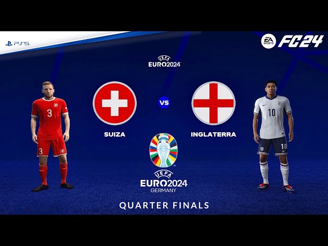 England vs Switzerland | UEFA EURO 2024 | EA FC 24 | PS5™ 4K HD