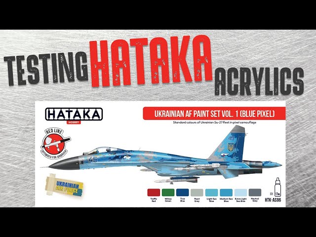 TESTING THE HATAKA RED LINE ACRYLIC AIRBRUSH PAINTS - Heller Su-27 in 1/72 scale