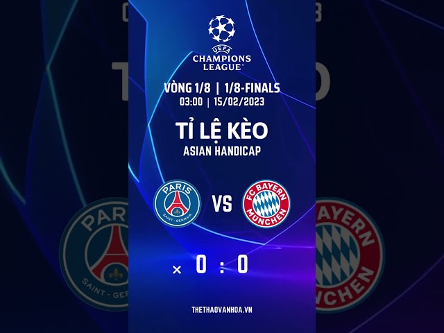 SOI KÈO BÓNG ĐÁ HÔM NAY | PSG vs Bayern Munich | VÒNG 1/8 CÚP C1 Champions League #Shorts