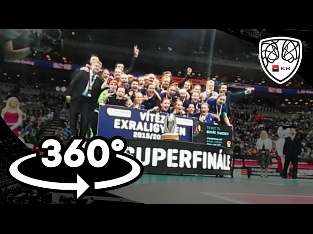 Superfinále florbalu: Medailový ceremoniál žen | video 360