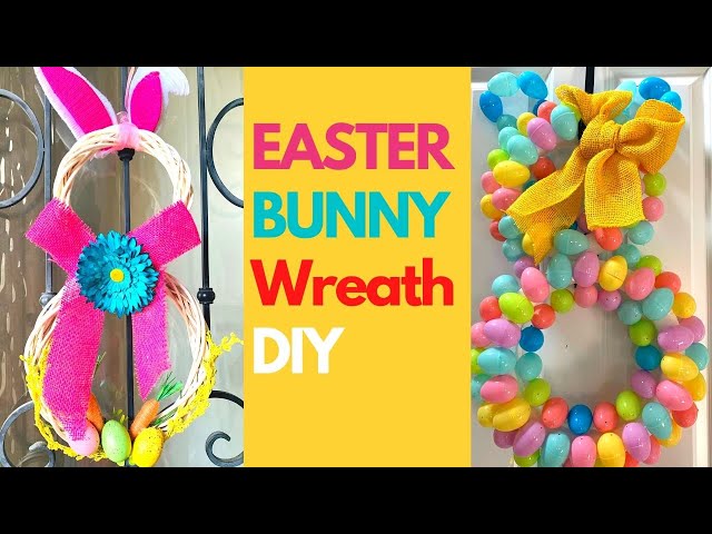 How to make an Easter Bunny Wreath Tutorial| DOLLAR TREE DIY| Spring 2020