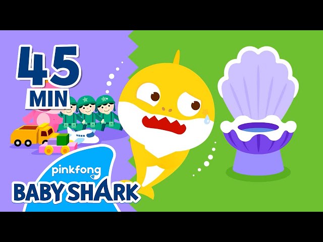 💩Baby Shark, Don't Hold it in! | +Compilation | Healthy Habits for Kids | Baby Shark Official