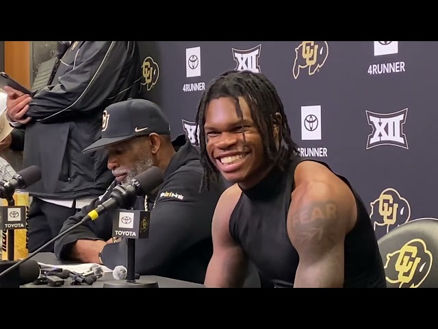 Press conference: Travis Hunter comes up with huge play to seal CU Buffs' stunning OT win vs. Baylor