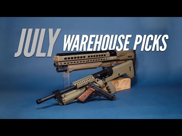 July Warehouse Picks: Pair of High-Capacity Shotguns and a Beretta 92F