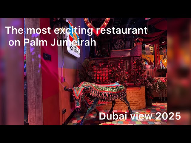 Exciting restaurant in Palm Jumeirah