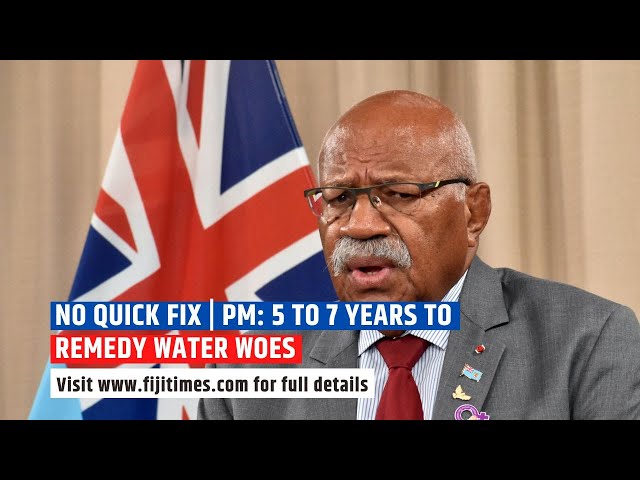 No quick fix | PM: 5 to 7 years to remedy water woes