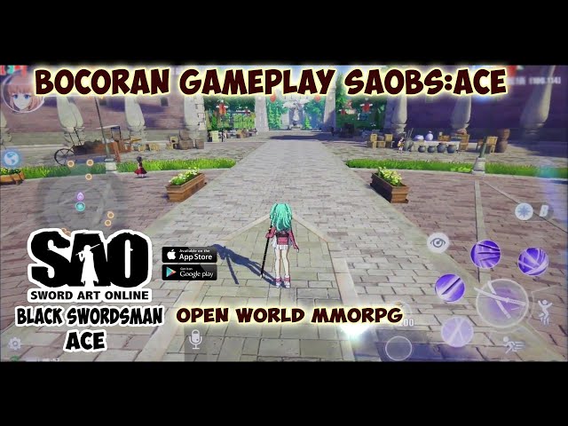 Bocoran Gameplay Sword Art Online Terbaru !!! SAO Black Swordsman ACE (Mobile) Open World MMORPG