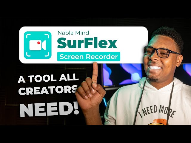 A tool every content creator NEEDS - SurFlex Screen Recorder