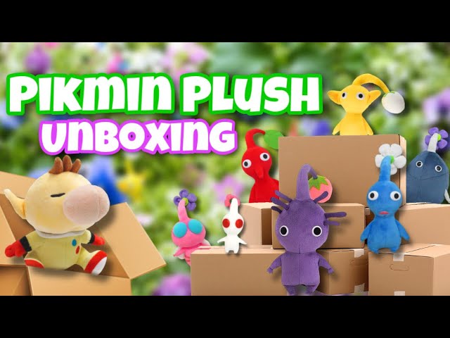 Mega Pikmin Plush Unboxing