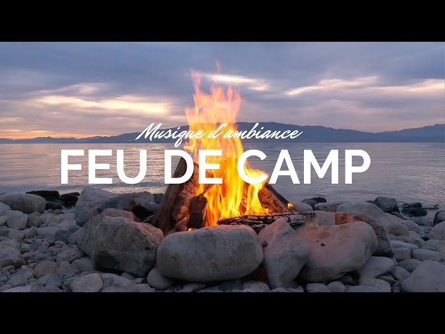 Son feu de camp sur la plage - Musique relaxante 1heure (Firecamp)