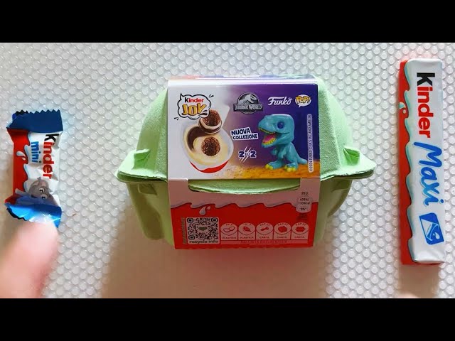 Kinder Maxi chocolate vs Kinder Joy vs Kinder mini chocolate ASMR yummy unboxing