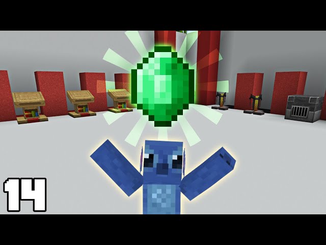 Minecraft Bedrock: NEW Villager Trading hall | 14