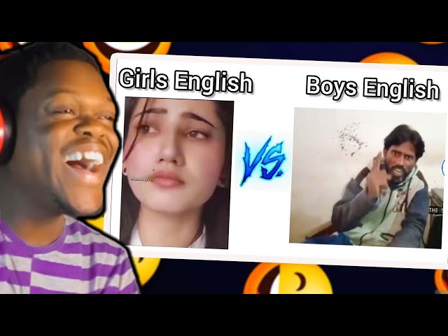 African Reaction To Girls VS Boys English Meme