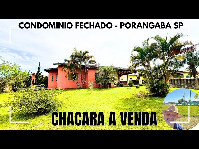 Chácara a venda em condomínio fechado - Residencial Fazenda Victoria - Porangaba SP - 11 9 8595 2822