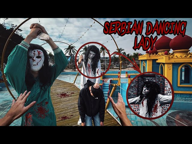 SERBIAN DANCING LADY REAL LIFE ESCAPE 17.0 | Horror Parkour Pov Short | Bubbles Gangz