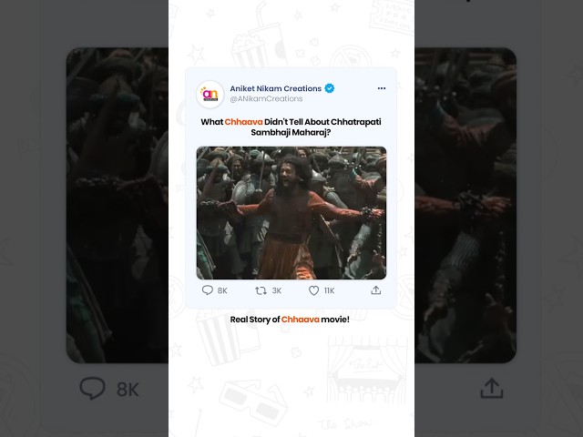 Chhava Movie Vs Real History! ⚔️ | Must-Watch #Shorts