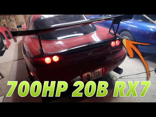 Just A Leisurely Stroll In a 700HP 3 Rotor 20B FD Mazda RX-7