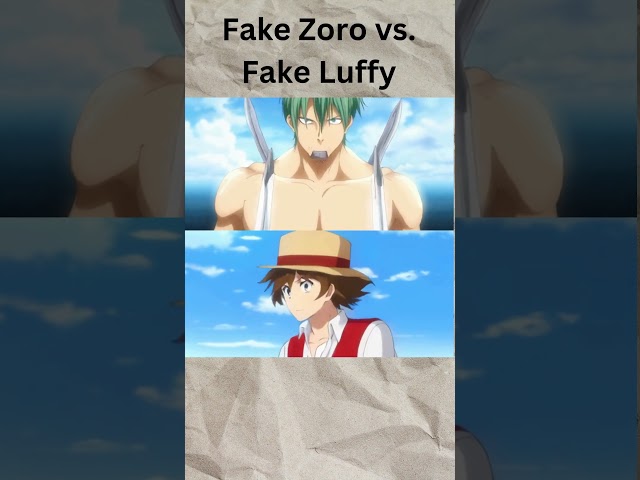 Zoro vs  Luffy! Who is stronger? #anime #awesome #funny #onepiece