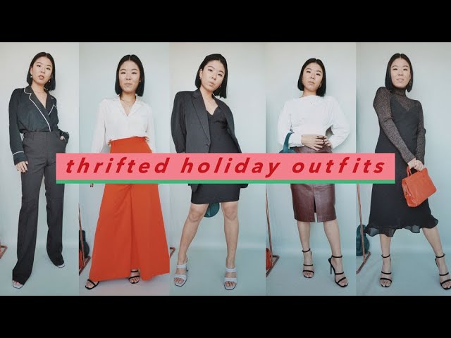 Thrifted Holiday/New Years Outfits