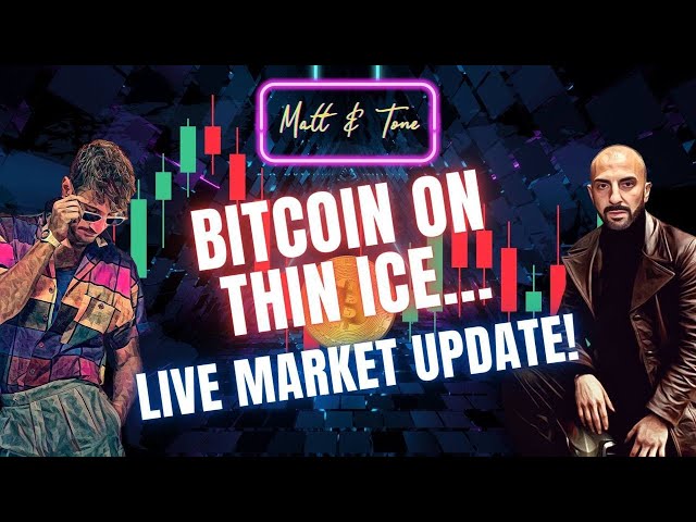 BITCOIN ON THIN ICE!!-LIVE MARKET ANALYSIS!