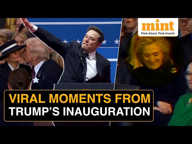 Musk’s Salute, Hillary’s Laughter & Trump’s Dance: Watch VIRAL Moments from Trump’s Inauguration