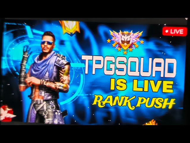 GRANDMASTER LIVE RANKPUSH FREE FIRE TELUGU - TPGSQUAD LIVE -  TELUGU GAMING LIVE