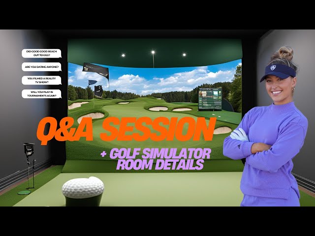 Q&A Session in My New Golf Simulator Room