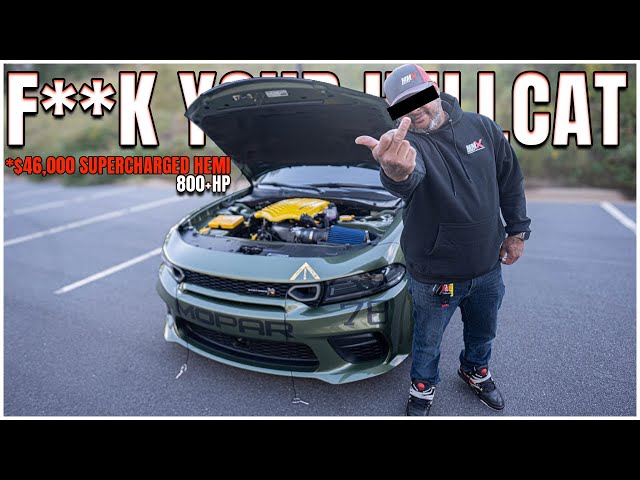 Charger Scatpack 392 Owner says "F**K A HELLCAT" | Drops $46K on 800+HP Supercharged 426 HEMI!