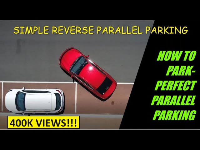 Parallel Parking THE EASY WAY - DRONE VIEW !