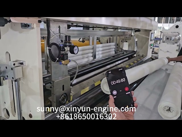 High speed rewinding machine | one minute can produce 5 rolls toilet paper