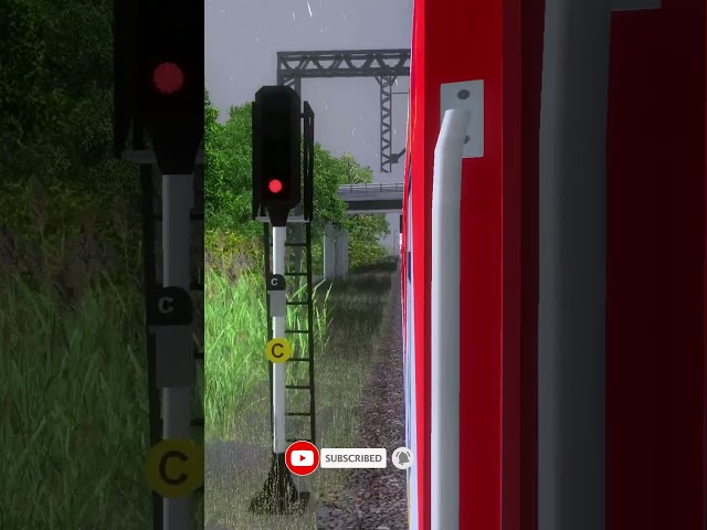 Msts openrail crossing vapi station 🤯 #train #msts #openrails #indianrailways #gameplay #viralvideo