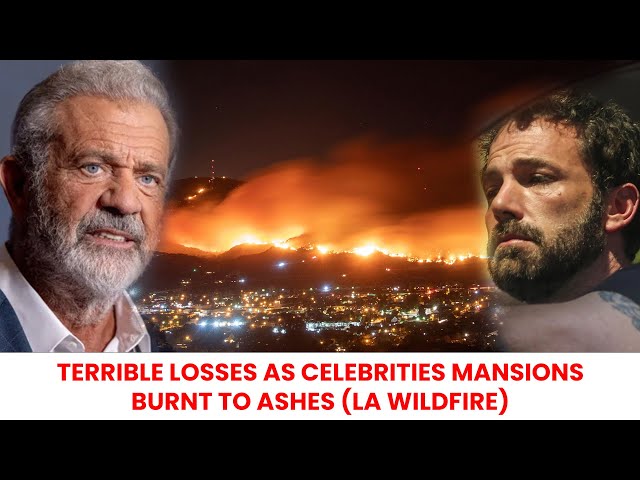 8 Celebrity Mansions DESTROYED in LA Wildfires 2025 | $100M in Losses (Paris Hilton, Ben Affleck)