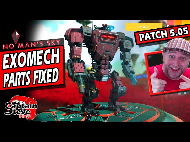 No Man's Sky Patch 5.05 Fixes The Claiming Of Exo-Mech Parts - And We Can Recolour It Now - NMS News