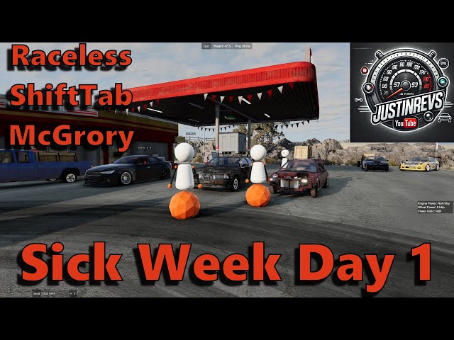 BeamNG Sick Week Day 1! Joe's Junk $7500 Drag Cars Put to the Test!