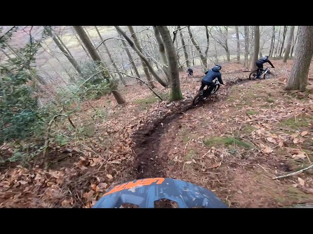 Steep Natural MTB POV in North Wales. Fresh loamy trails.