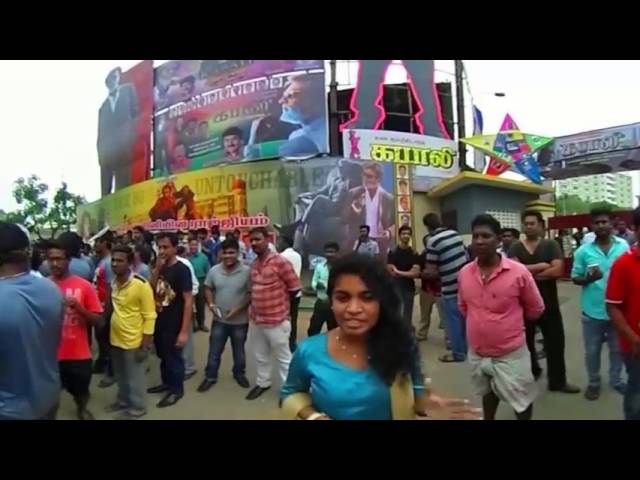 Kabali First day show Fans at Albert Cincems 360VR