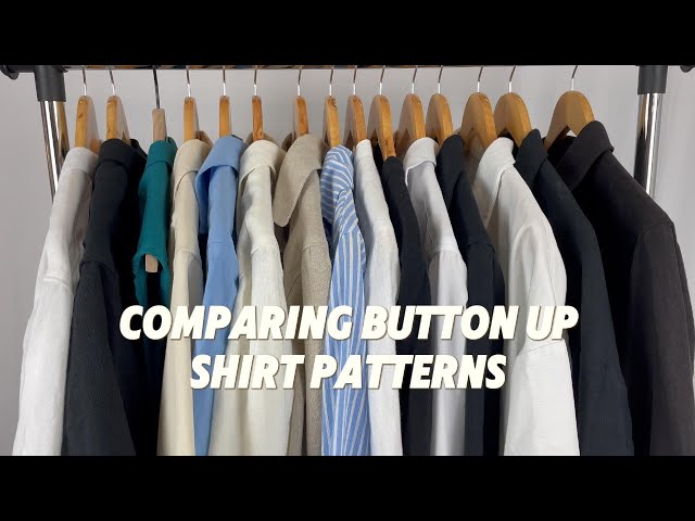 Comparing Button Up Shirt Sewing Patterns