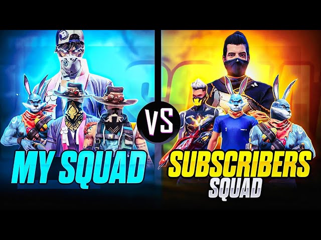 MY SQUAD VS SUBSCRIBERS SQUAD ( Full revenge match) watch till end #viral #4vs4 #fsg