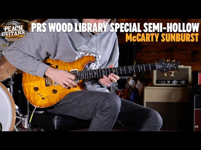 No Talking...Just Tones | PRS Wood Library Special Semi-Hollow Quilt | McCarty Sunburst