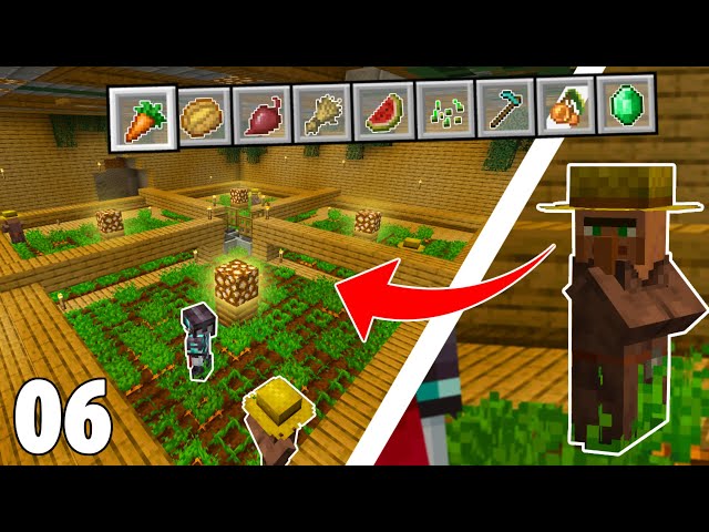 AUTO Villager Crop Farm! | Let's Play Minecraft 1.21 | Episode 6