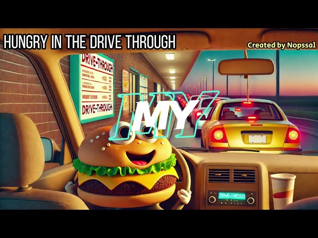 AI Song 🍔 Hungry in the Drive Through (Ver. M) | Fast-Paced Hip-Hop & Pop | Fun & Energetic Beat 🚗🎶