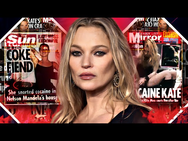 'COCAINE KATE' The SAD Life of Kate Moss: Modeling at 14 Years Old, CREEPY Photoshoots, &  Addiction