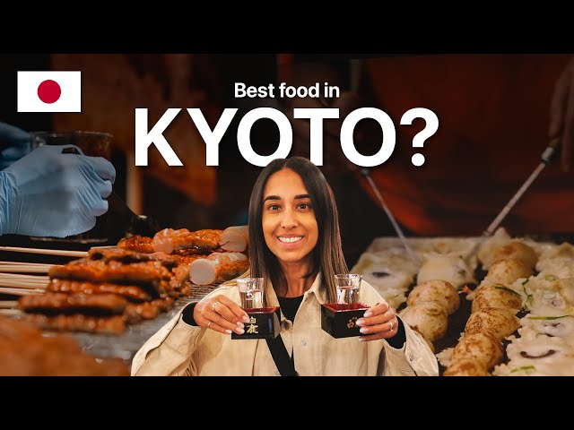 KYOTO FOOD VLOG! Is Nishiki Market a Tourist Trap? Japan