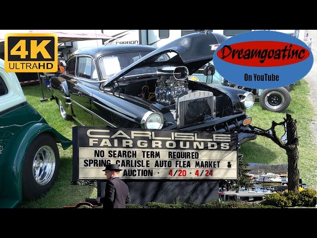 Spring Carlisle Classic Collector Car Event Walkaround Hot Rod Muscle Car and Pro Street 4K Video