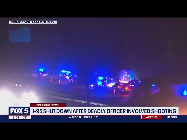 1 dead, 1 hurt after shootout with police on I-95 in Prince William County | FOX 5 DC