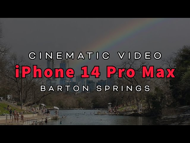 BARTON SPRINGS Pool | AUSTIN | CINEMATIC Video | iPhone 14 Pro Max