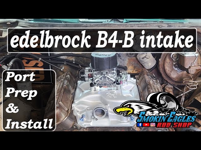 Edelbrock B4-B Intake Manifold Install Buick 455 #enginebuild #stage1 #upgrade