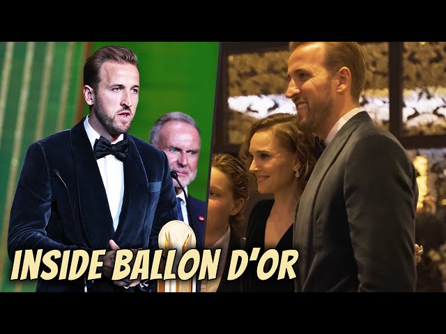 This is what a Ballon d'Or night looks like from a player's views - Harry Kane up close! | BTS