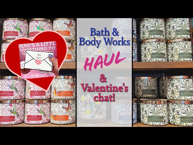 BBW haul 💙 and Valentine’s chat 💙 candle first impressions