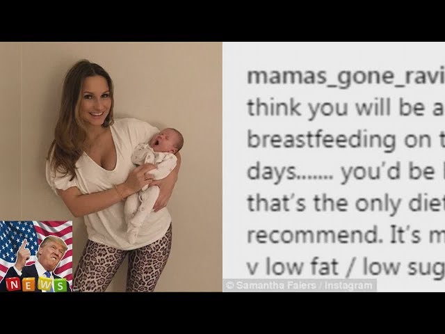 She gave birth to baby Rosie Knig Samantha Faiers sparks debate over 5:2 diet while breastfeeding